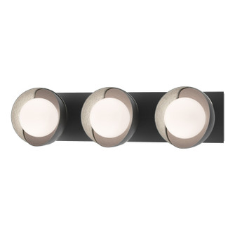 Brooklyn Brooklyn 3-Light Straight Double Shade Bath Sconce in Black (39|201378-SKT-10-82-GG0711)