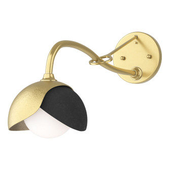 Brooklyn Brooklyn 1-Light Double Shade Long-Arm Sconce in Modern Brass (39|201377-SKT-86-10-GG0711)