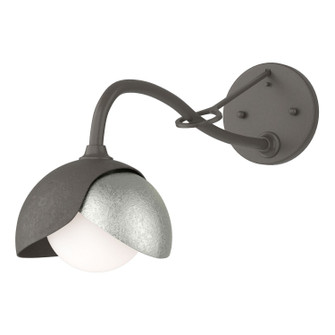 Brooklyn One Light Wall Sconce in Dark Smoke (39|201377-SKT-07-85-GG0711)