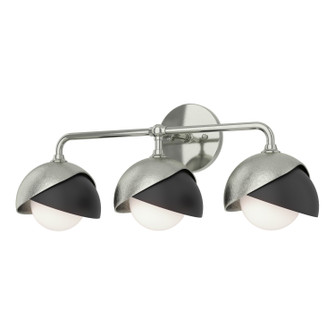 Brooklyn Brooklyn 3-Light Double Shade Bath Sconce in Sterling (39|201375-SKT-85-10-GG0711)