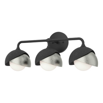Brooklyn Brooklyn 3-Light Double Shade Bath Sconce in Black (39|201375-SKT-10-85-GG0711)