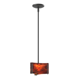 Exos Glass One Light Mini Pendant in Black (39|188100-SKT-MULT-10-ZB0156)