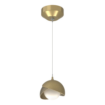 Brooklyn One Light Mini Pendant in Modern Brass (39|161183-SKT-STND-86-84-GG0711)