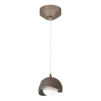 Brooklyn One Light Mini Pendant in Bronze (39|161183-SKT-STND-05-20-GG0711)