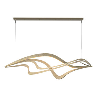Crossing Waves Crossing Waves LED Pendant in Soft Gold (39|139905-LED-STND-84)