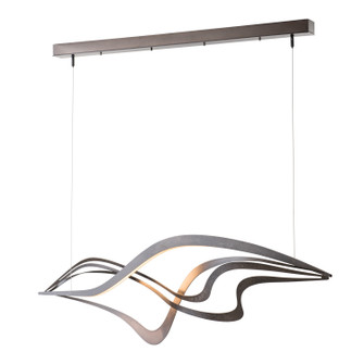 Crossing Waves LED Pendant in Dark Smoke (39|139905-LED-STND-07)