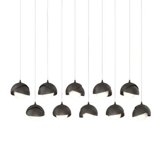 Brooklyn Brooklyn 10-Light Double Shade Pendant in Oil Rubbed Bronze (39|131205-SKT-LONG-14-14-GG0711)