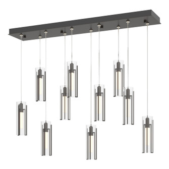 Exos Glass Exos Glass 10-Light Pendant in Oil Rubbed Bronze (39|131204-SKT-STND-14-ZM0065)