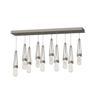 Link Link 10-Light Blown Glass Pendant in Dark Smoke (39|131200-SKT-STND-07-YG0434)