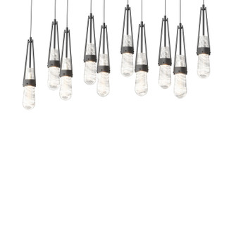 Link Link 10-Light Blown Glass Pendant in Black (39|131200-SKT-LONG-10-YJ0434)