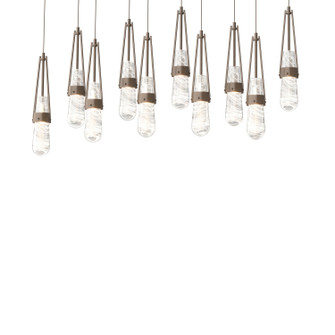 Link Link 10-Light Blown Glass Pendant in Bronze (39|131200-SKT-LONG-05-YJ0434)