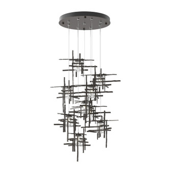 Tura Tura 9-Light Seeded Glass Pendant in Oil Rubbed Bronze (39|131107-SKT-STND-14-II0728)