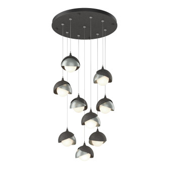 Brooklyn Brooklyn 9-Light Double Shade Pendant in Natural Iron (39|131105-SKT-STND-20-82-GG0711)