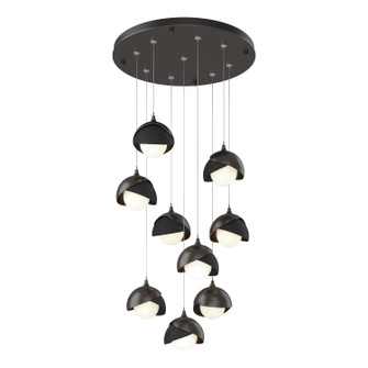 Brooklyn Brooklyn 9-Light Double Shade Pendant in Oil Rubbed Bronze (39|131105-SKT-STND-14-10-GG0711)