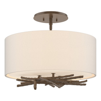Brindille Three Light Semi-Flush Mount in Bronze (39|127660-SKT-05-SE1505)