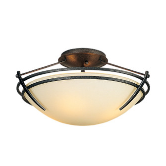 Tryne Two Light Semi-Flush Mount in Oil Rubbed Bronze (39|124412-SKT-14-GG0047)