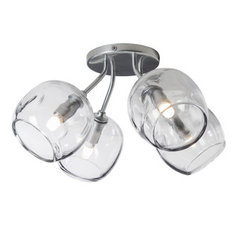 Ume Four Light Semi-Flush Mount in Dark Smoke (39|121370-SKT-07-FD0710)