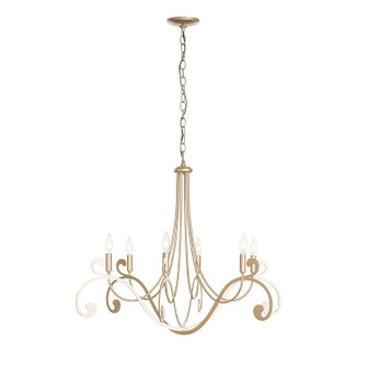 Bella Six Light Chandelier in Bronze (39|105055-SKT-05)