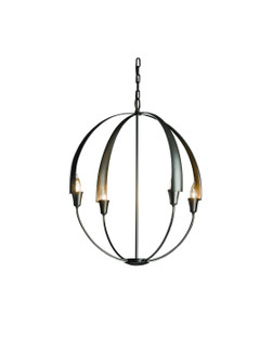 Cirque Four Light Chandelier in Modern Brass (39|104203-SKT-86)