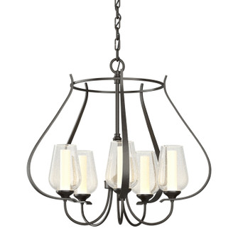 Flora Five Light Chandelier in Oil Rubbed Bronze (39|103045-SKT-14-ZS0354)