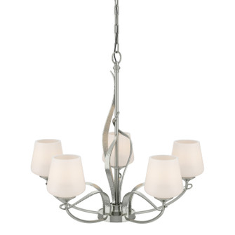 Flora Five Light Chandelier in Sterling (39|103040-SKT-85-GG0236)