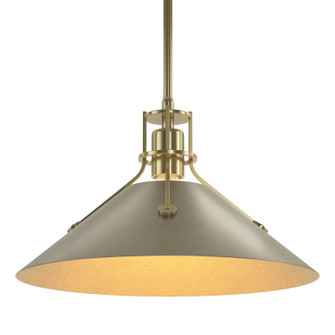 Henry Henry Medium Steel Shade Pendant in Modern Brass (39|134550-SKT-MULT-86-84)