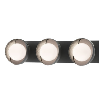 Brooklyn Brooklyn 3-Light Straight Double Shade Bath Sconce in Black (39|201378-SKT-10-85-GG0711)