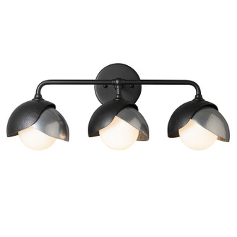 Brooklyn Three Light Bath Sconce in Black (39|201375-SKT-10-10-GG0711)