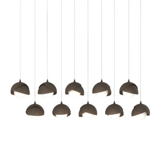 Brooklyn Brooklyn 10-Light Double Shade Pendant in Bronze (39|131205-SKT-LONG-05-05-GG0711)