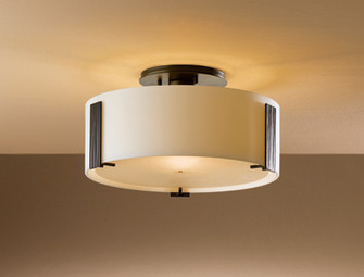 Impressions One Light Semi-Flush Mount in Black (39|126753-SKT-10-GG0218)