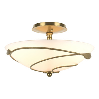 Leaf Two Light Semi-Flush Mount in Modern Brass (39|126712-SKT-86-GG0048)