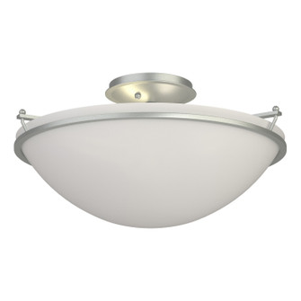 Simple Lines Three Light Semi-Flush Mount in Vintage Platinum (39|124304-SKT-82-GG0053)