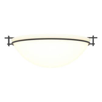 Moonband Three Light Semi-Flush Mount in Black (39|124252-SKT-10-GG0050)