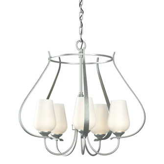 Flora Flora 5 Arm Chandelier in Vintage Platinum (39|103045-SKT-82-GG0303)
