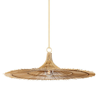 Costa Mesa One Light Pendant in Vintage Gold Leaf (67|F8850-VGL)