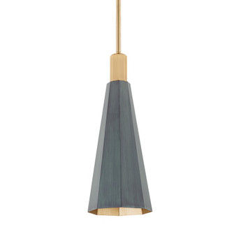 Huntley One Light Pendant in Patina Brass (67|F8308-PBR/VER)