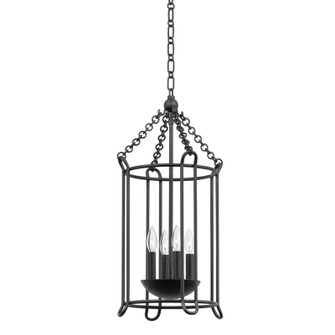 Lassen Four Light Lantern in Black Iron (67|F4614-BI)