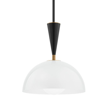 Payson One Light Pendant in Patina Brass (67|F1516-PBR/SBK)