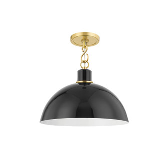 Camille One Light Pendant in Aged Brass (428|H769701S-AGB/GBK)