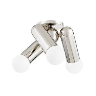 Lolly Three Light Flush Mount in Polished Nickel (428|H720503-PN) Lolly Three Light Flush Mount in Polished Nickel (428|H720503-PN)