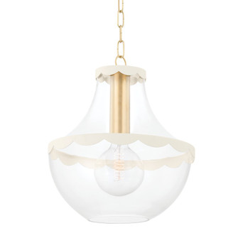 Alaina One Light Pendant in Aged Brass (428|H668701L-AGB/SCR)