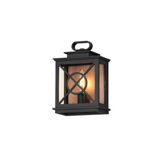 Yorktown VX One Light Outdoor Wall Sconce in Black/Aged Copper (16|40802CLACPBK)