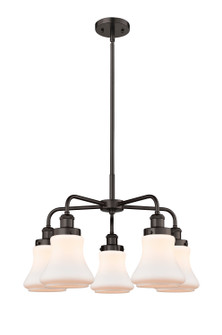Downtown Urban Five Light Chandelier in Oil Rubbed Bronze (405|916-5CR-OB-G191)