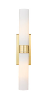 Downtown Urban LED Bath Vanity in Satin Gold (405|617-2W-SG-G617-11WH)