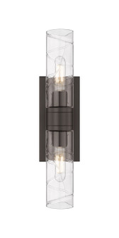 Downtown Urban Two Light Bath Vanity in Oil Rubbed Bronze (405|617-2W-OB-G617-8DE)