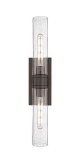 Downtown Urban Two Light Bath Vanity in Oil Rubbed Bronze (405|617-2W-OB-G617-11SDY)