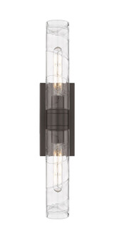 Downtown Urban Two Light Bath Vanity in Oil Rubbed Bronze (405|617-2W-OB-G617-11DE)