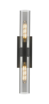 Downtown Urban LED Bath Vanity in Matte Black (405|617-2W-BK-G617-11SM)