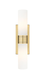 Downtown Urban LED Bath Vanity in Brushed Brass (405|617-2W-BB-G617-8SWH)
