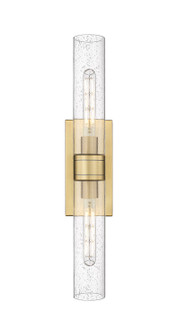 Downtown Urban Two Light Bath Vanity in Brushed Brass (405|617-2W-BB-G617-11SDY)